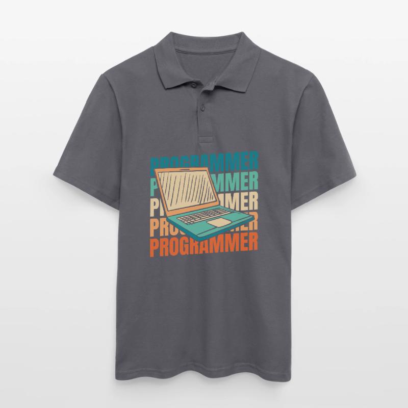 Entwickler Coder Programmierer Männer Poloshirt