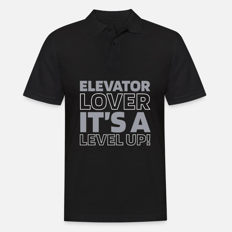 Elevator Elevator - Men's Polo Shirt - black