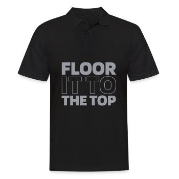 Elevator Elevator - Men's Polo Shirt - black - Front - Kai (181cm)