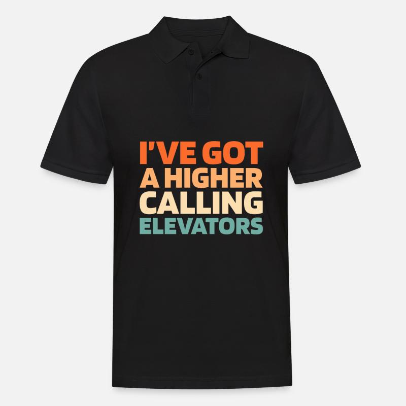 Elevator Elevator - Men's Polo Shirt - black
