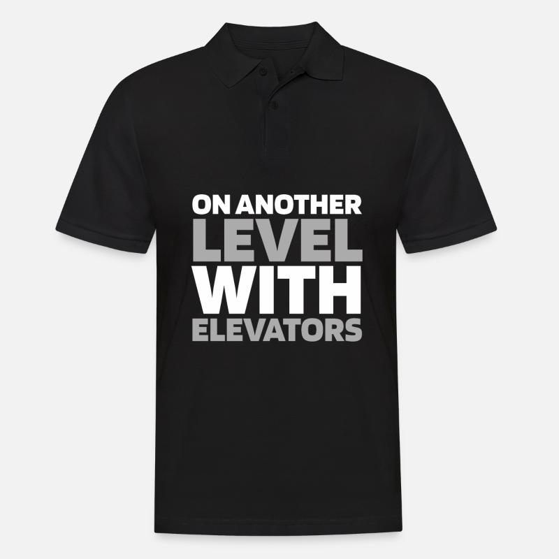 Elevator Elevator - Men's Polo Shirt - black