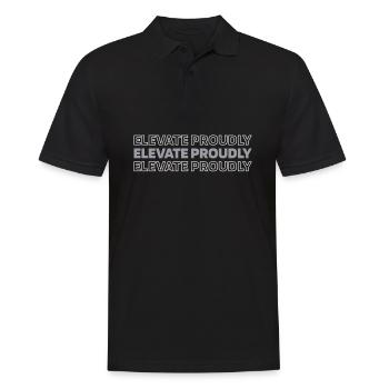 Elevator Elevator - Men's Polo Shirt - black - Front - Kai (181cm)