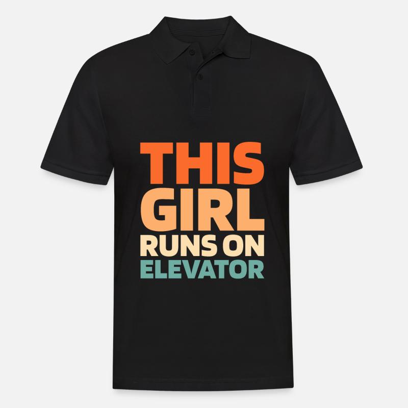 Elevator Elevator - Men's Polo Shirt - black