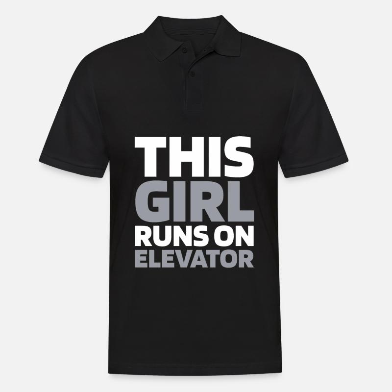 Elevator Elevator - Men's Polo Shirt - black