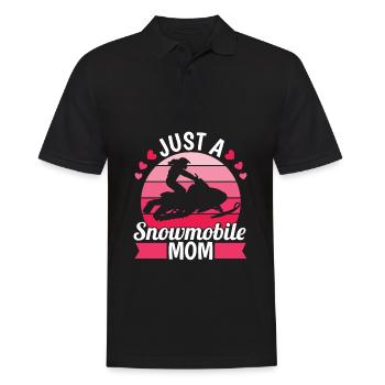 Motoneige Motoneige Maman - Polo Homme - noir - Devant - Kai (181cm)