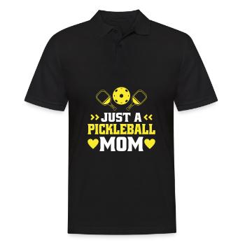 Pickleball Mutter Juste une maman de pickleball - Polo Homme - noir - Devant - Kai (181cm)