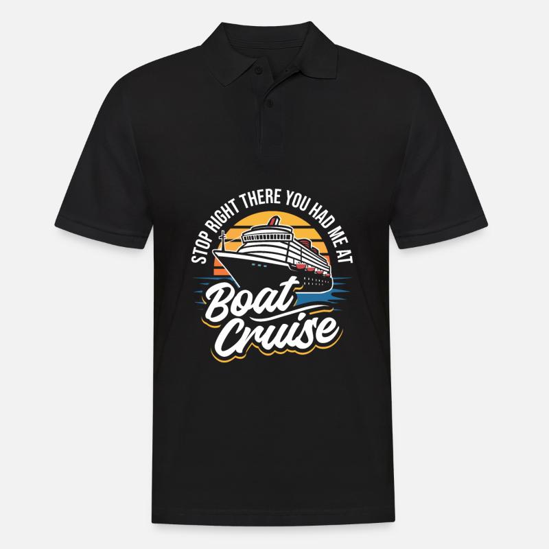 Kreuzfahrt - Männer Poloshirt - Schwarz