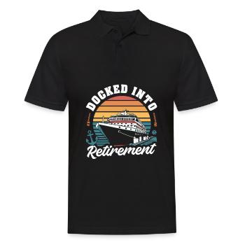 Kreuzfahrt Retired Retirement - Männer Poloshirt - Schwarz - Vorne - Kai (181cm)