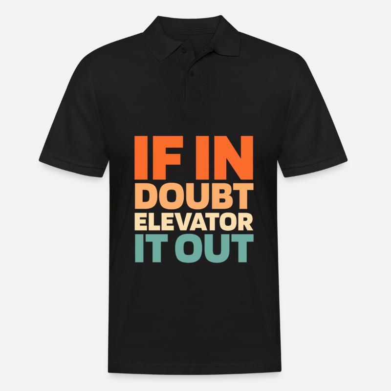 Elevator Elevator - Men's Polo Shirt - black