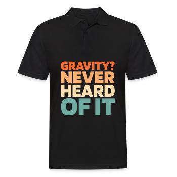 Fahrstuhl Aufzug - Männer Poloshirt - Schwarz - Vorne - Kai (181cm)