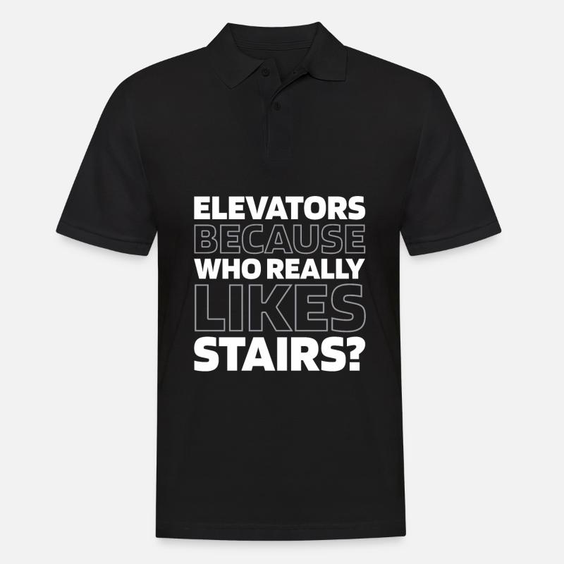 Elevator Elevator - Men's Polo Shirt - black