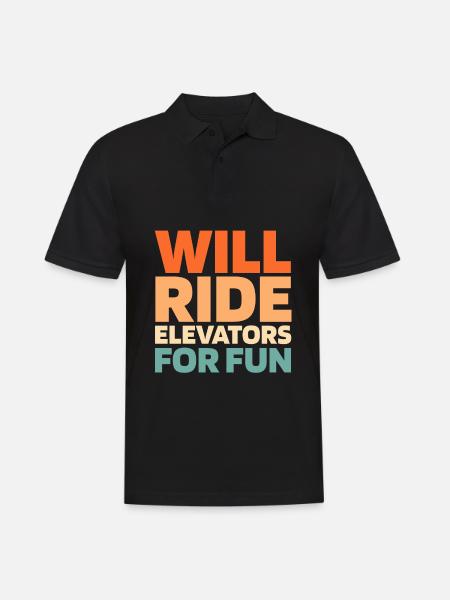 Elevator Elevator - Men's Polo Shirt - black