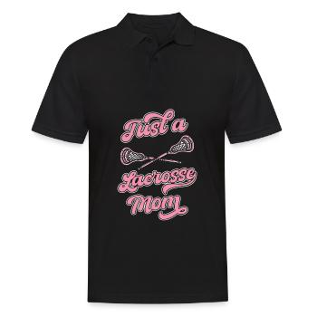 Lacrosse Just A Lacrosse Mom - Polo Homme - noir - Devant - Kai (181cm)