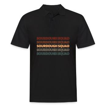 Pain au levain - Polo Homme - noir - Devant - Kai (181cm)