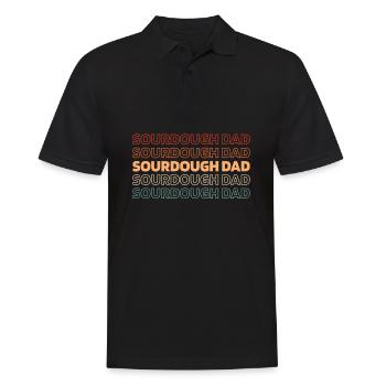 Sauerteig Brot - Männer Poloshirt - Schwarz - Vorne - Kai (181cm)