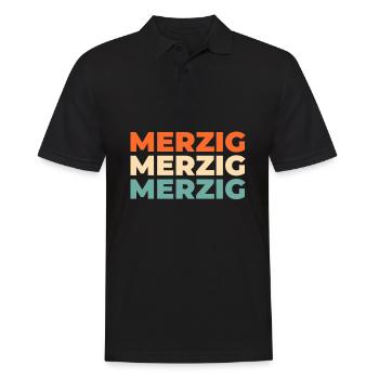 Ville allemande Merzig Sarre - Polo Homme - noir - Devant - Kai (181cm)