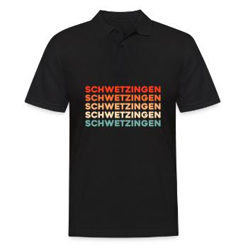 German city Schwetzingen, Baden-Württemberg - Men's Polo Shirt - black - Front - Kai (181cm)