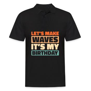 Croisière d’anniversaire à Kreuzfahrt - Polo Homme - noir - Devant - Kai (181cm)