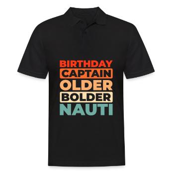 Croisière d’anniversaire à Kreuzfahrt - Polo Homme - noir - Devant - Kai (181cm)