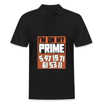 Mathe Mathematik Lustig Math Drôle Jeu de mots - Polo Homme - noir - Devant - Kai (181cm)