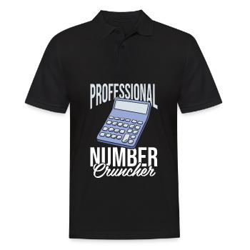 Comptable Conseiller fiscal - Polo Homme - noir - Devant - Kai (181cm)