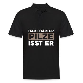 Mushroom Pickers Mushrooms - Men's Polo Shirt - black - Front - Kai (181cm)