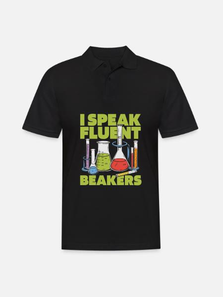 Chemical laboratory assistant - Men's Polo Shirt - black