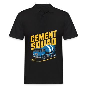 Concrete worker cadre - Men's Polo Shirt - black - Front - Kai (181cm)