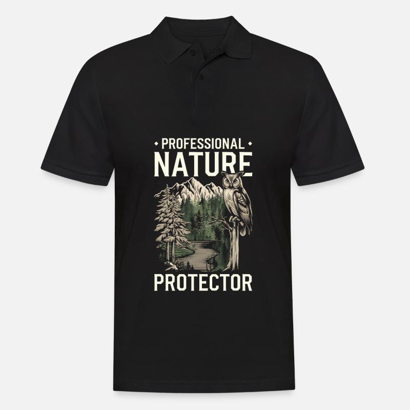 Ecologo - Polo da uomo - nero