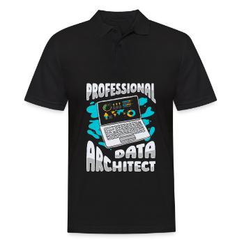 Architecte de bases de données - Polo Homme - noir - Devant - Kai (181cm)
