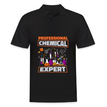 Assistant de laboratoire chimique - Polo Homme - noir - Devant - Kai (181cm)