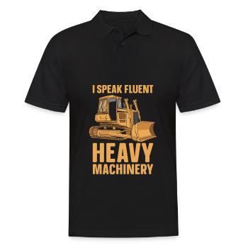 Bulldozer Planierraupe - Polo Homme - noir - Devant - Kai (181cm)