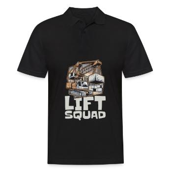 Crane Operator Squad - Men's Polo Shirt - black - Front - Kai (181cm)