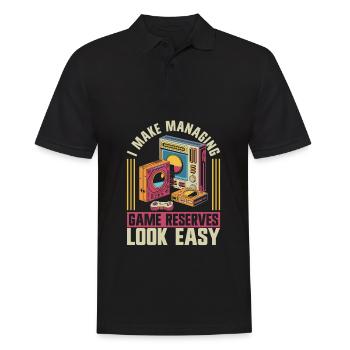 Garde-chasse - Polo Homme - noir - Devant - Kai (181cm)