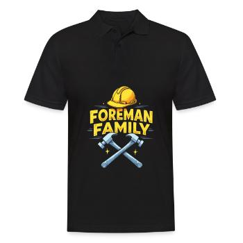 Équipe de contremaîtres de construction - Polo Homme - noir - Devant - Kai (181cm)