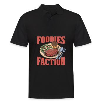L’équipe des critiques gastronomiques - Polo Homme - noir - Devant - Kai (181cm)