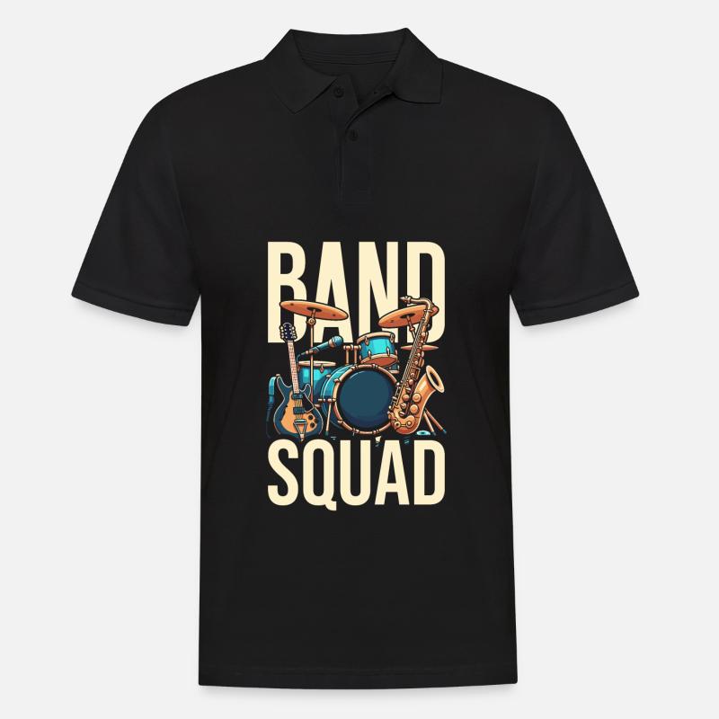 Banddirektor Kader - Männer Poloshirt - Schwarz