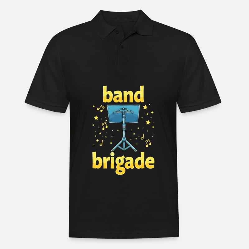 Banddirektor Team - Männer Poloshirt - Schwarz