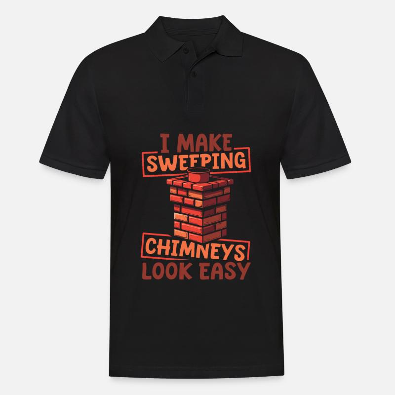 Schornsteinfeger - Männer Poloshirt - Schwarz