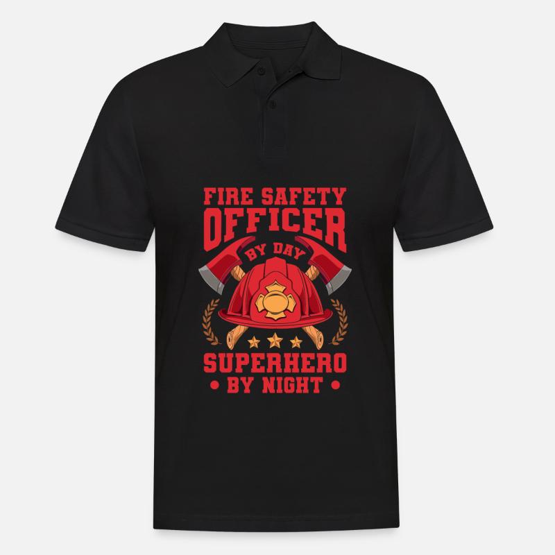 Brandschutzbeauftragter - Männer Poloshirt - Schwarz