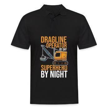 Tow line operators - Men's Polo Shirt - black - Front - Kai (181cm)