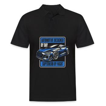 Automotive Designers - Men's Polo Shirt - black - Front - Kai (181cm)