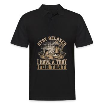 Butler - Men's Polo Shirt - black - Front - Kai (181cm)