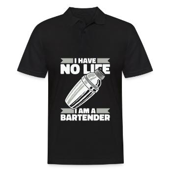 Barman Barman - Polo Homme - noir - Devant - Kai (181cm)