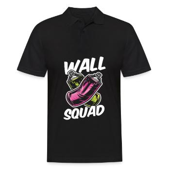 Escouade muraliste - Polo Homme - noir - Devant - Kai (181cm)