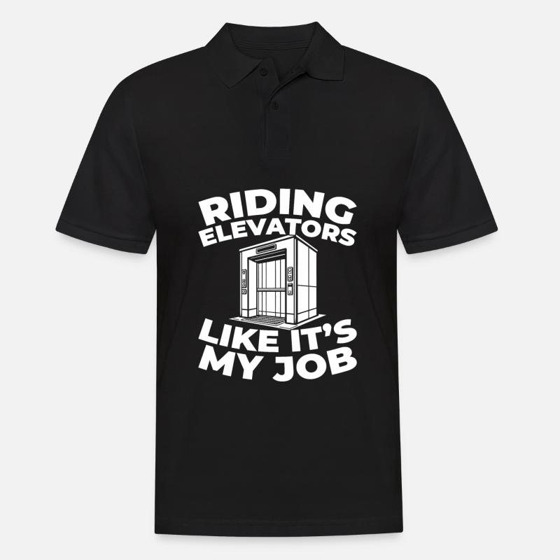 Elevator Elevator - Men's Polo Shirt - black