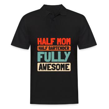 Barman Barman Mère Maman - Polo Homme - noir - Devant - Kai (181cm)