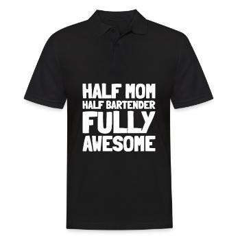 Barman Barman Mère Maman - Polo Homme - noir - Devant - Kai (181cm)