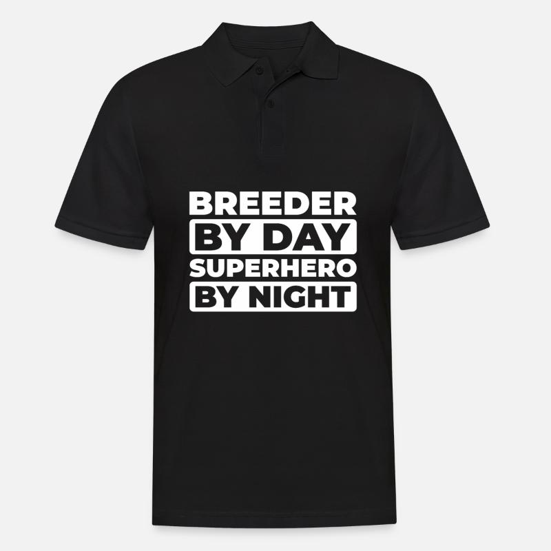 Züchter - Männer Poloshirt - Schwarz