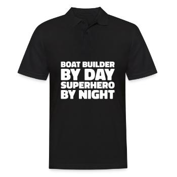 Boat builders - Men's Polo Shirt - black - Front - Kai (181cm)